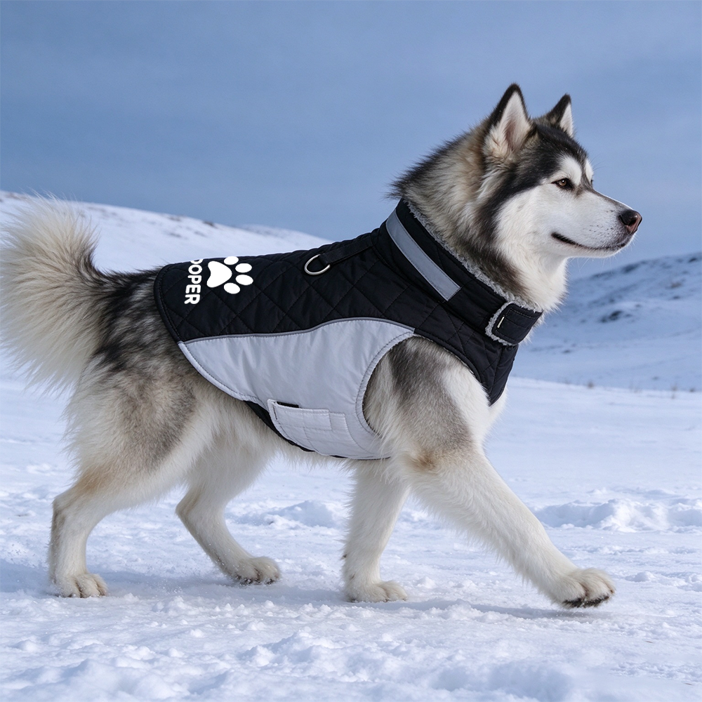 Coat-Personalized Custom Pet Name Winter Warm Coat