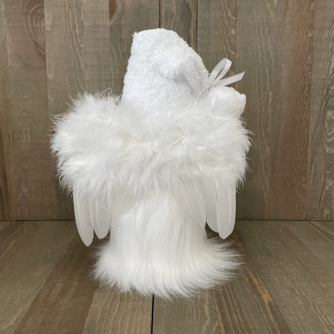 White Angel Gnome --Tiered Tray Gnome