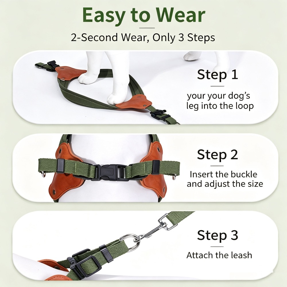 Personalized No-Pull Dog Harness