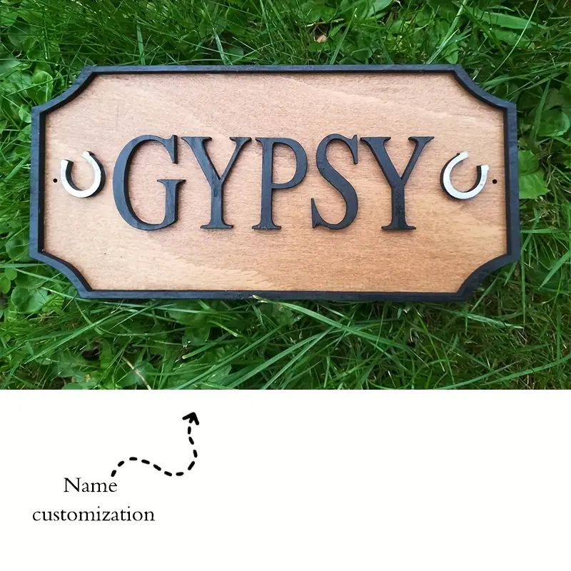Personalized Horse Name Plaque 