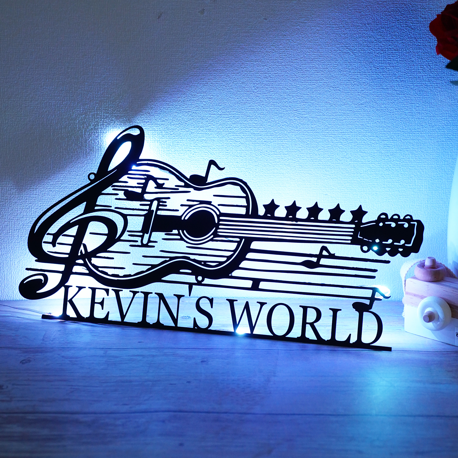 Personalized Guitar Home Decor Metal Sign