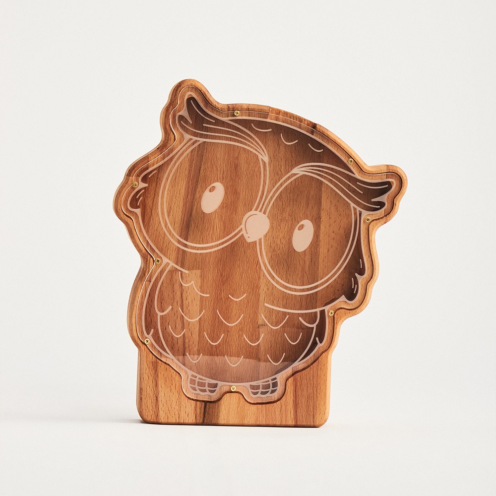 Wood Tractor Piggy Bank Christmas/Birthday Gift