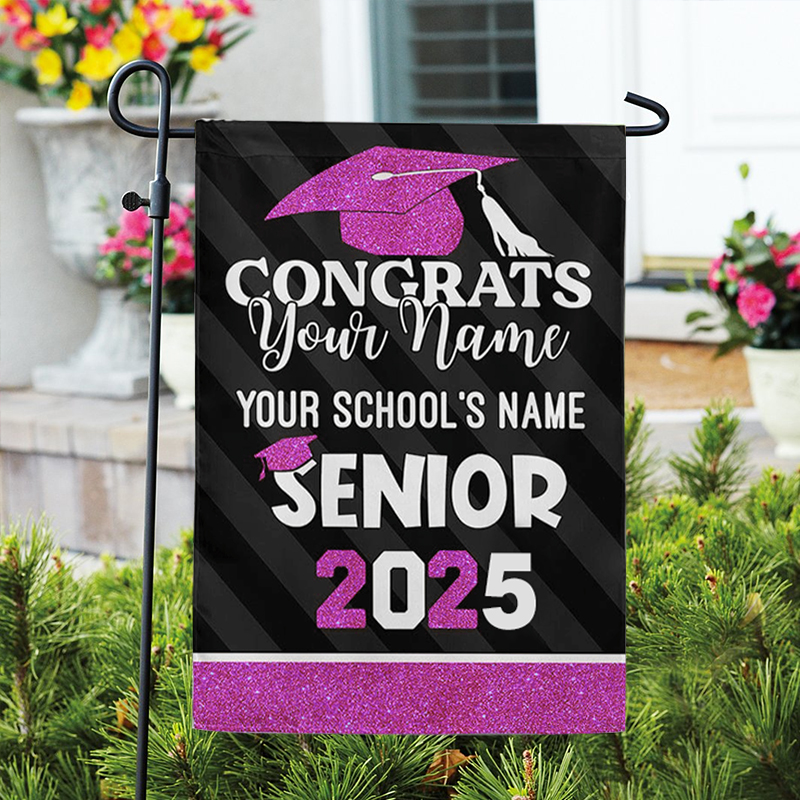 Best Gift Idea Graduation Garden Flag, Class of 2025, Senior Gift-no include flagpole