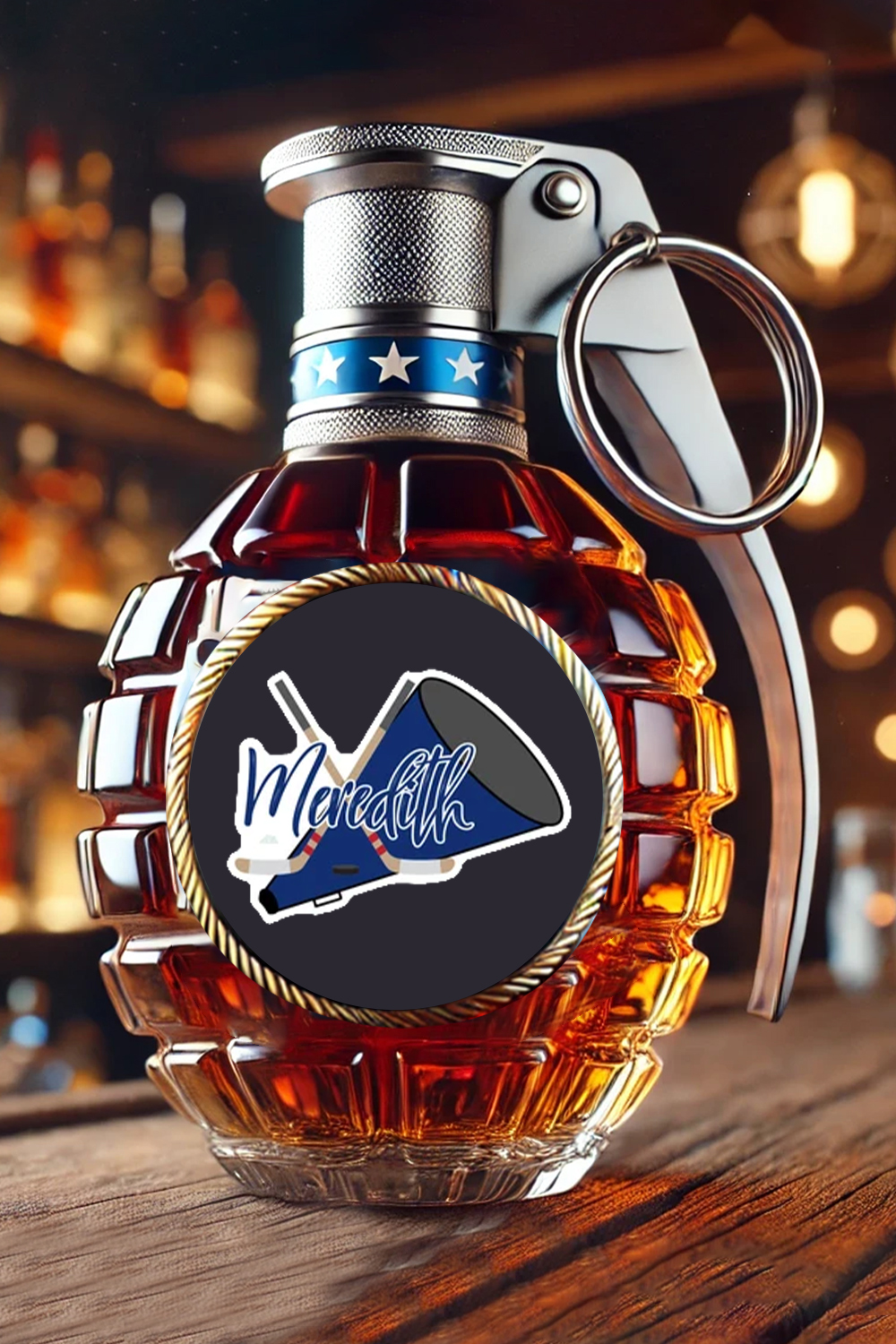Personalized Whiskey Bottle