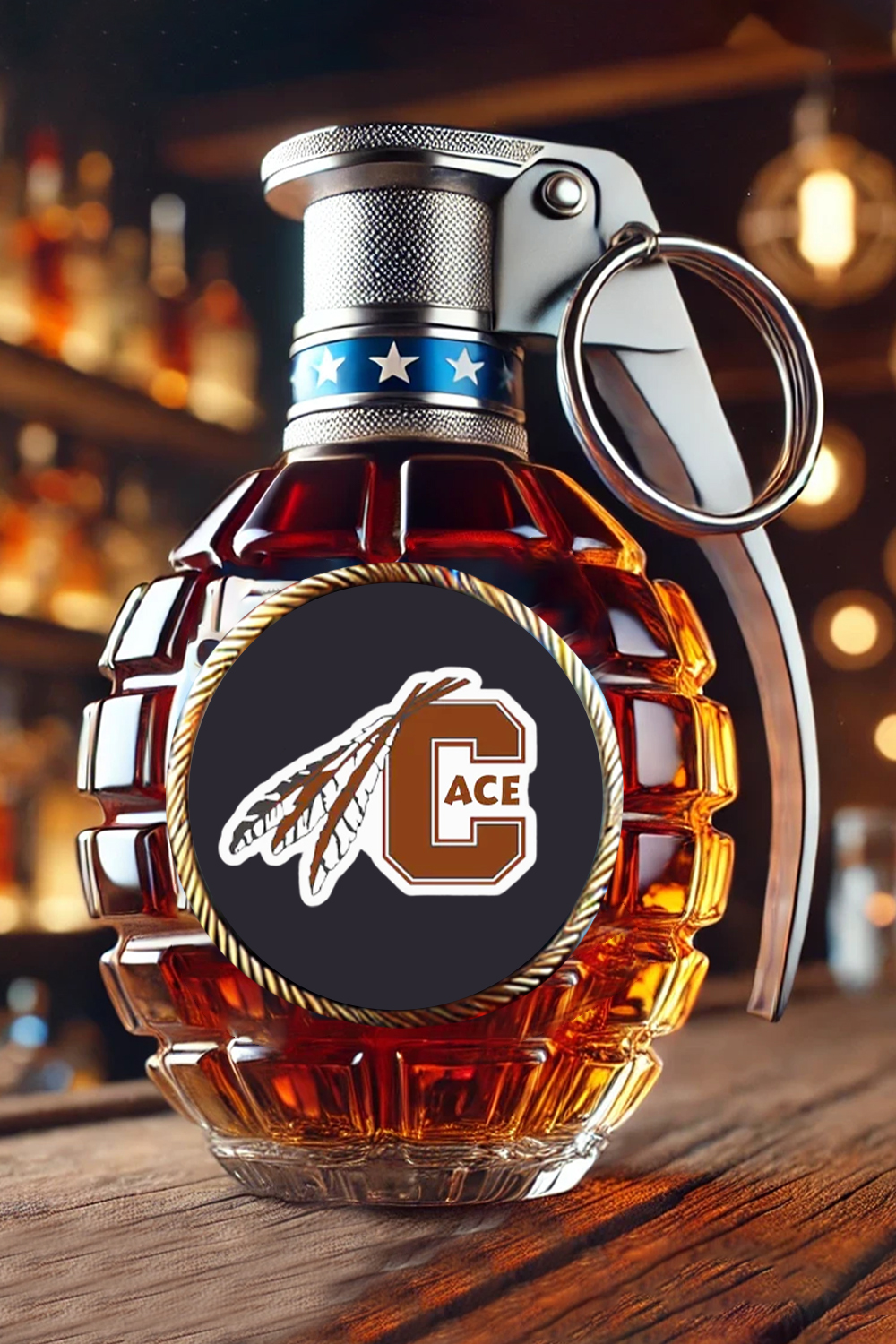 [Copy]Personalized Grenade Whiskey Bottle