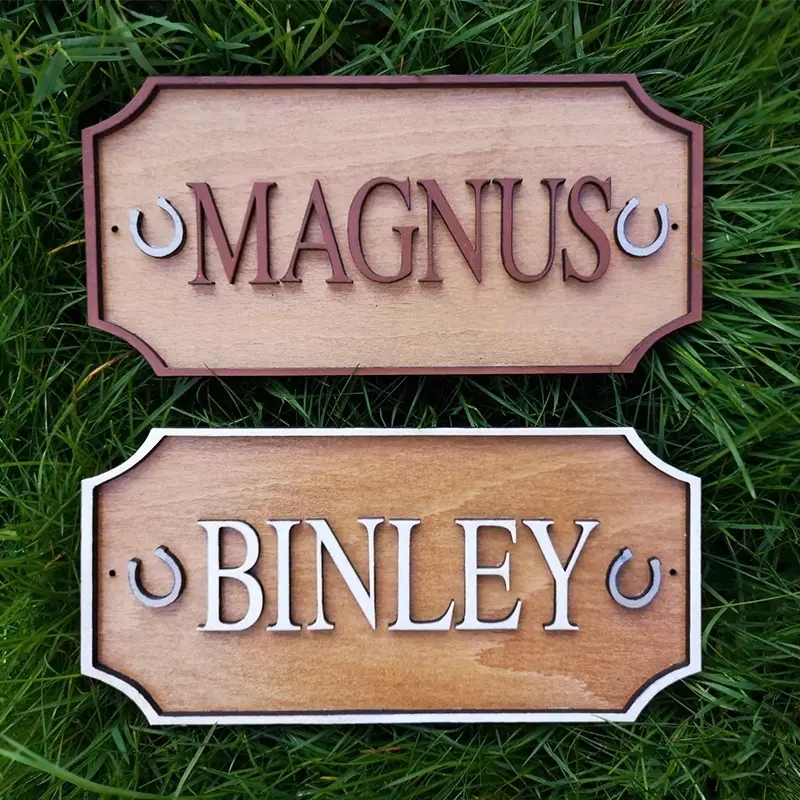 Personalized Horse Name Plaque 