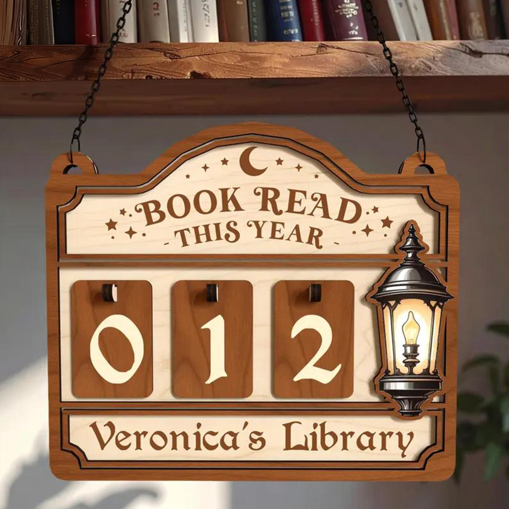Custom Books Read This Year Counter Book Lovers Gift