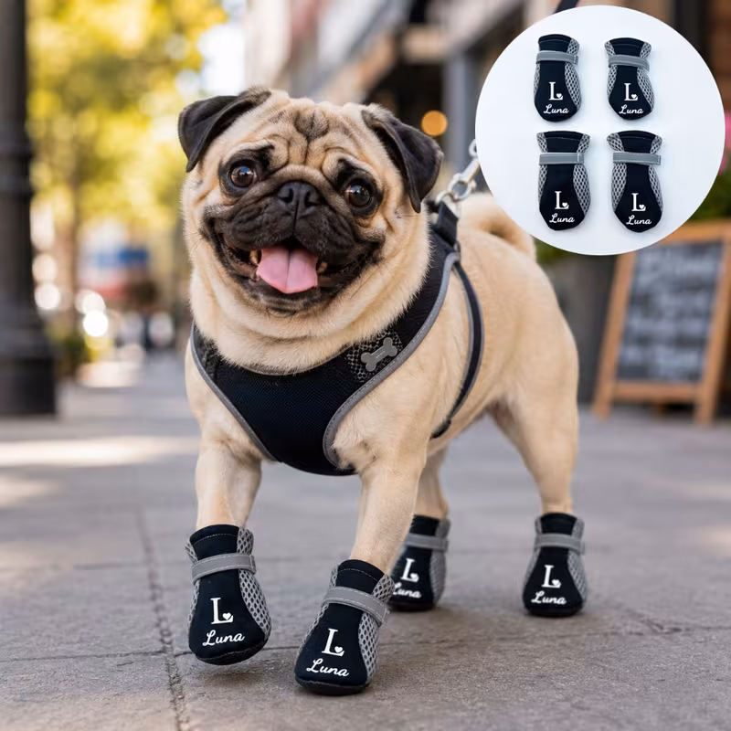 Personalized Name Pet Outdoor Shoes