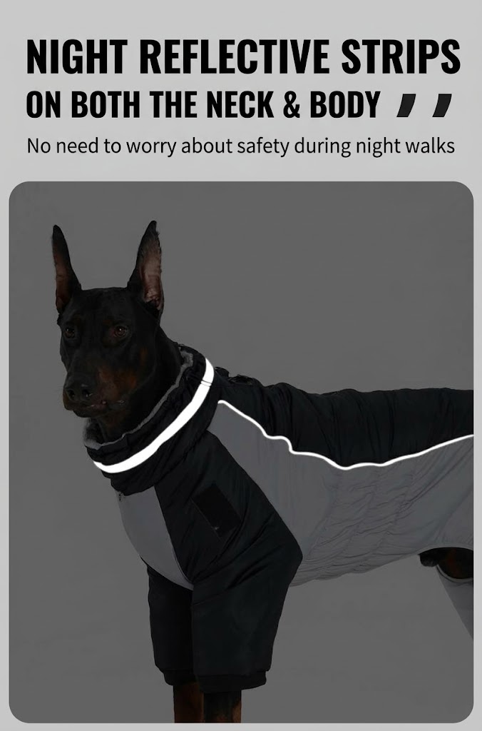 Personalized Pet Winter Warm Windproof Puffer Jacket