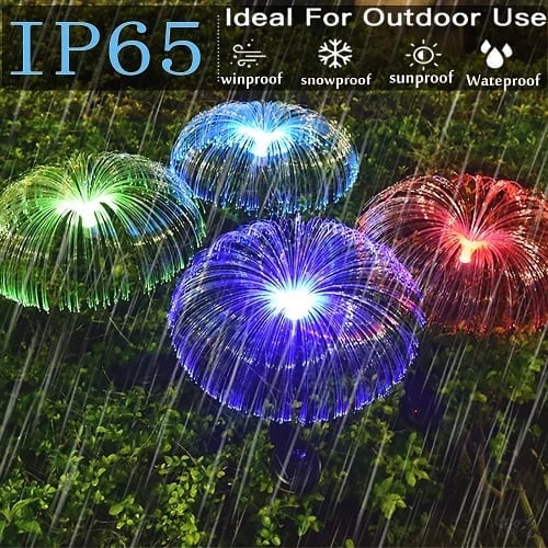 BIG SALE 49% OFFSolar Garden Changing Jellyfish Lights