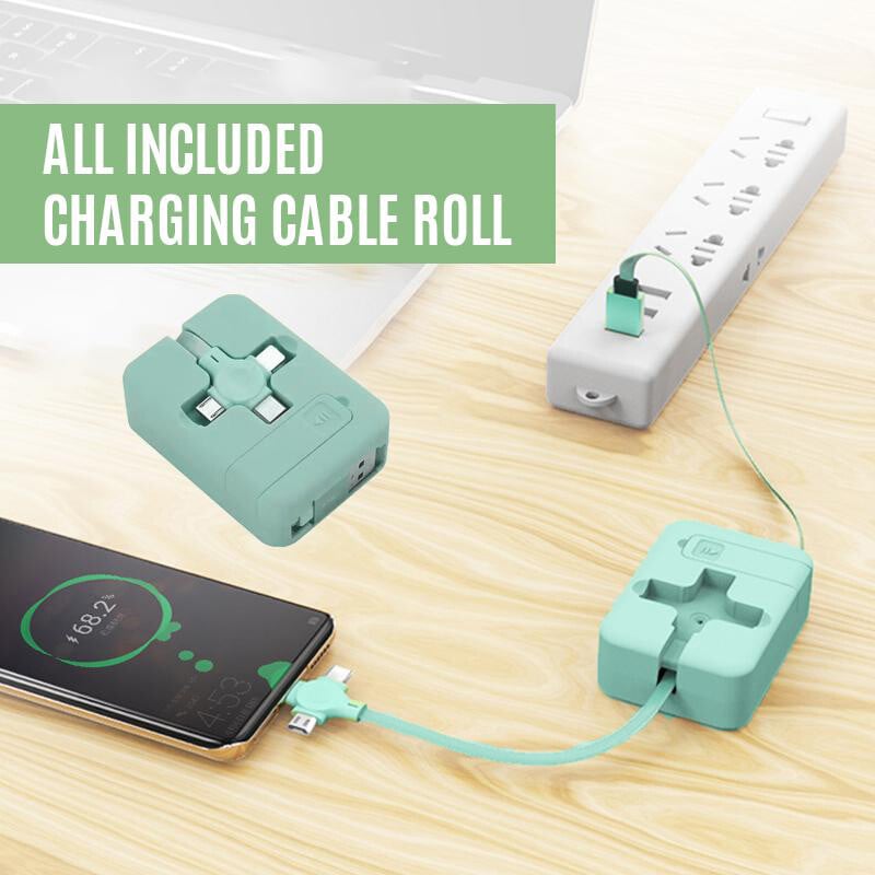 3 in 1 Data Line Fast Charging Line Storage Box