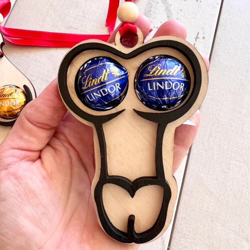 Funny Couples Christmas Ornament