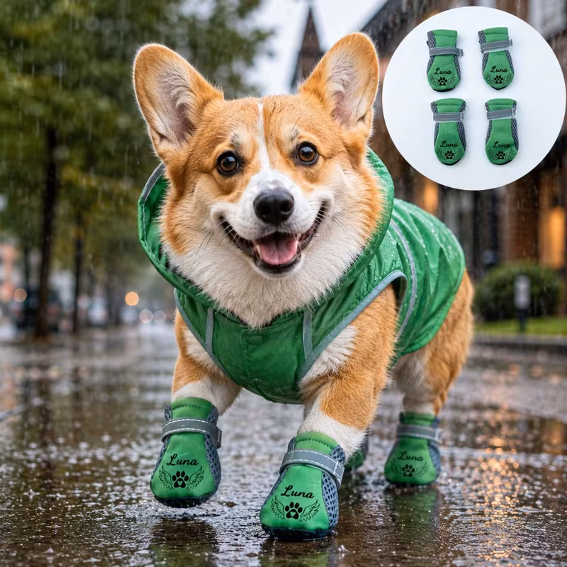 Personalized Name Pet Outdoor Shoes