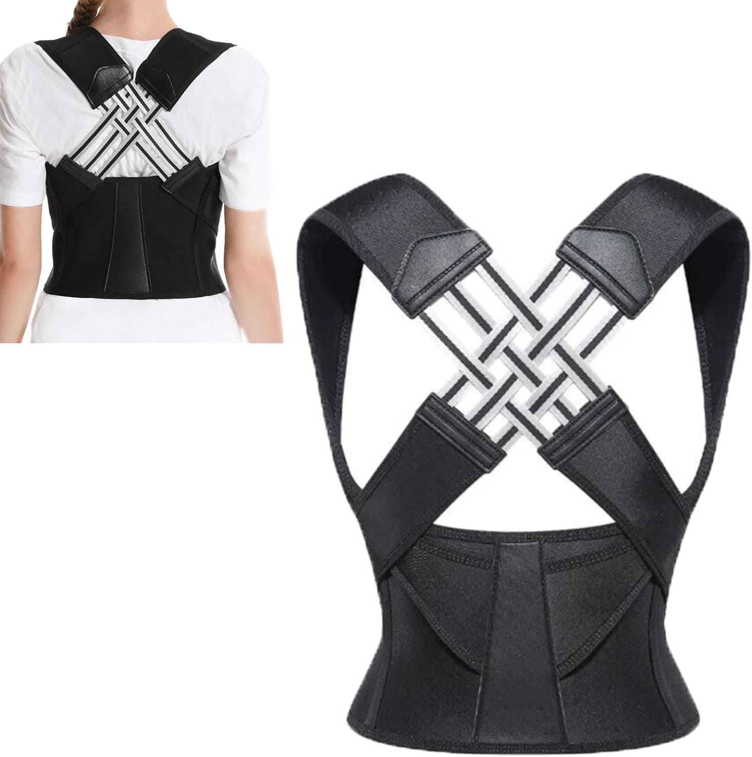 Corrector de Postura y Moldeador de cintura 2 en 1 - Maximodel Fitness