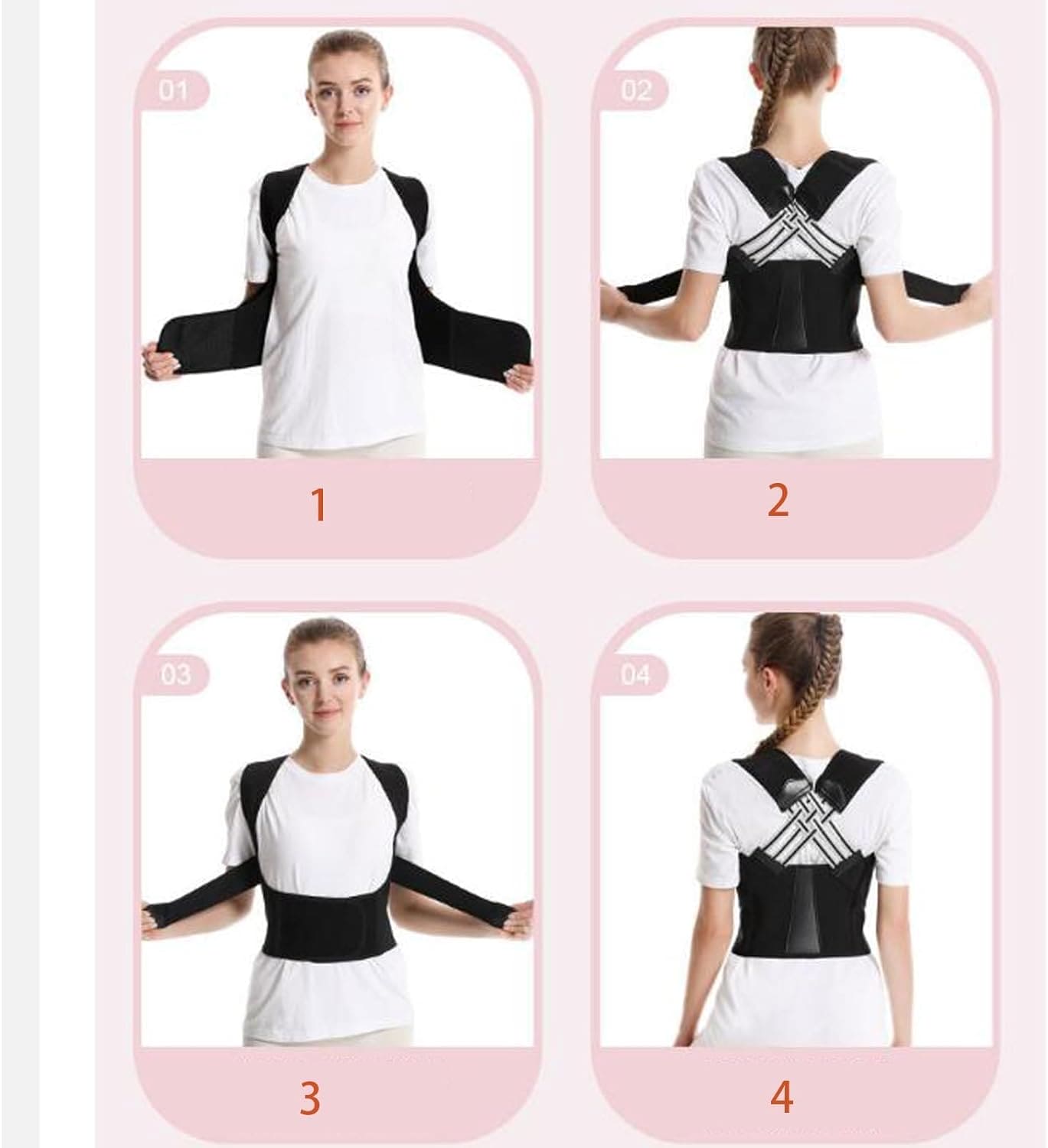 Corrector de Postura y Moldeador de cintura 2 en 1 - Maximodel Fitness