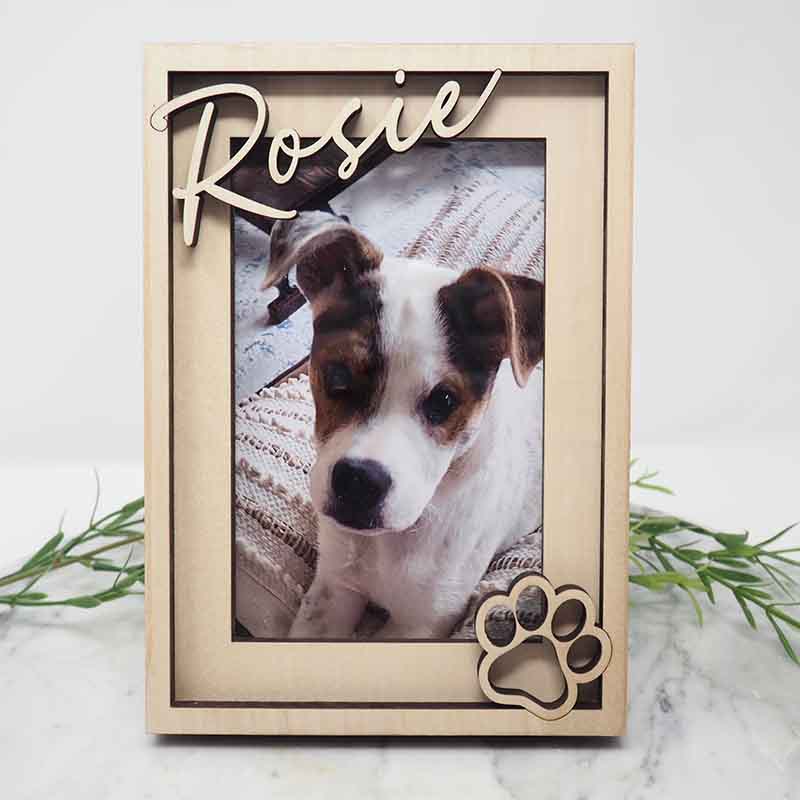 Personalized Engraved Pet Name Photo Frame