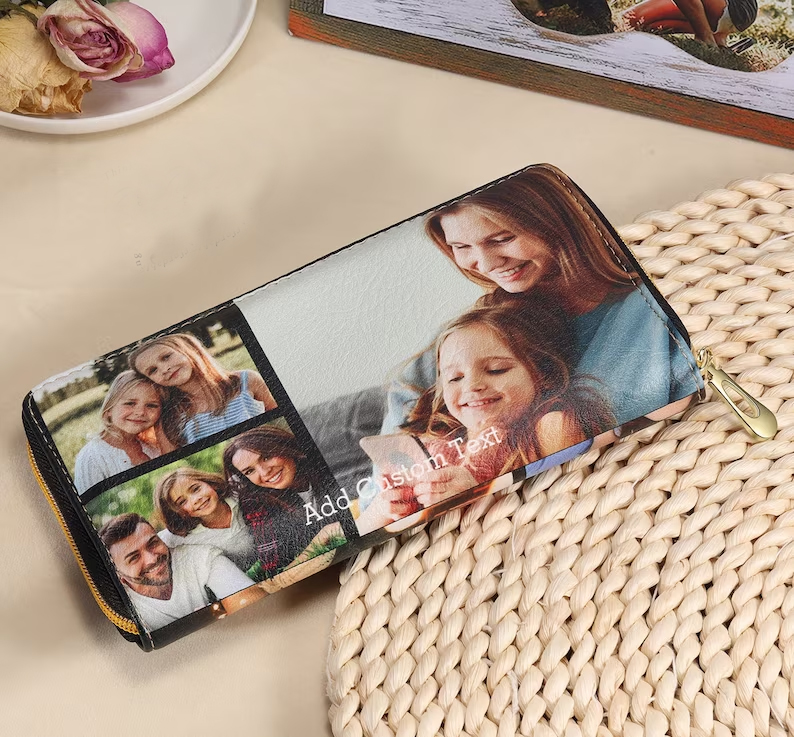 Personalized Photo Collage Wallet 6 Photo