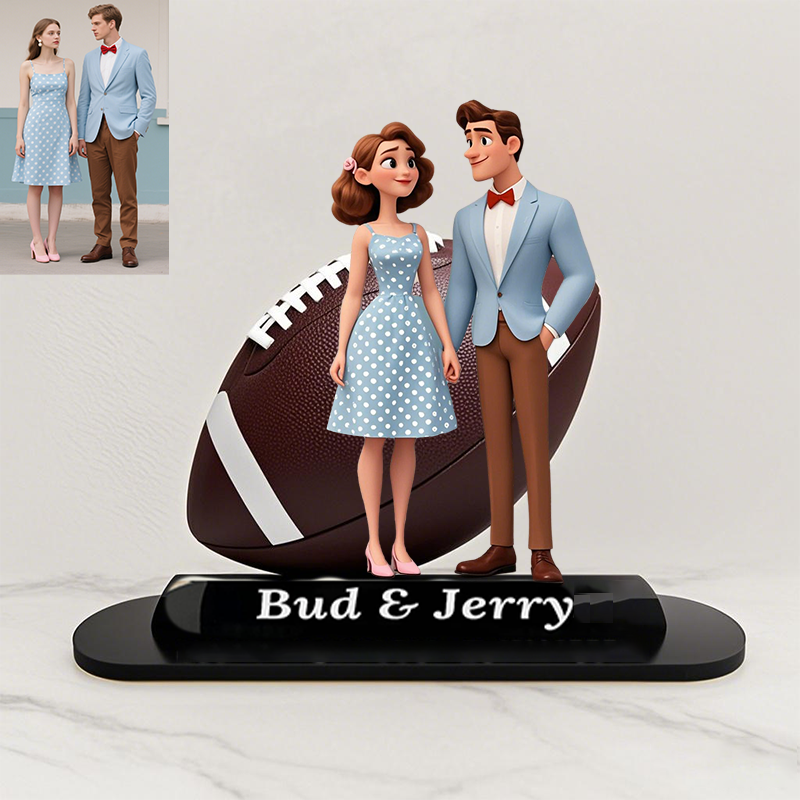 Personalized Photo Holiday Gift Acrylic Stand