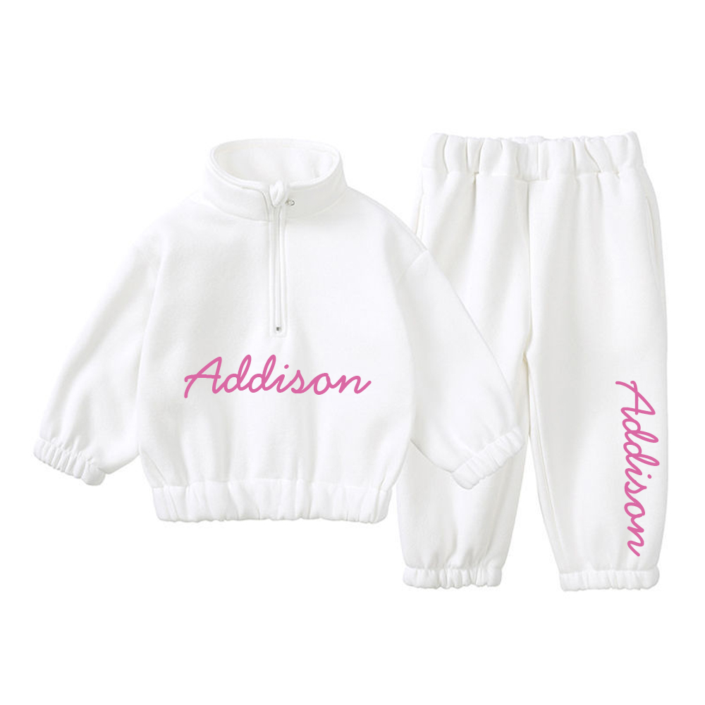 Personalized 1/4 Zip Ultra Soft Lounge Set