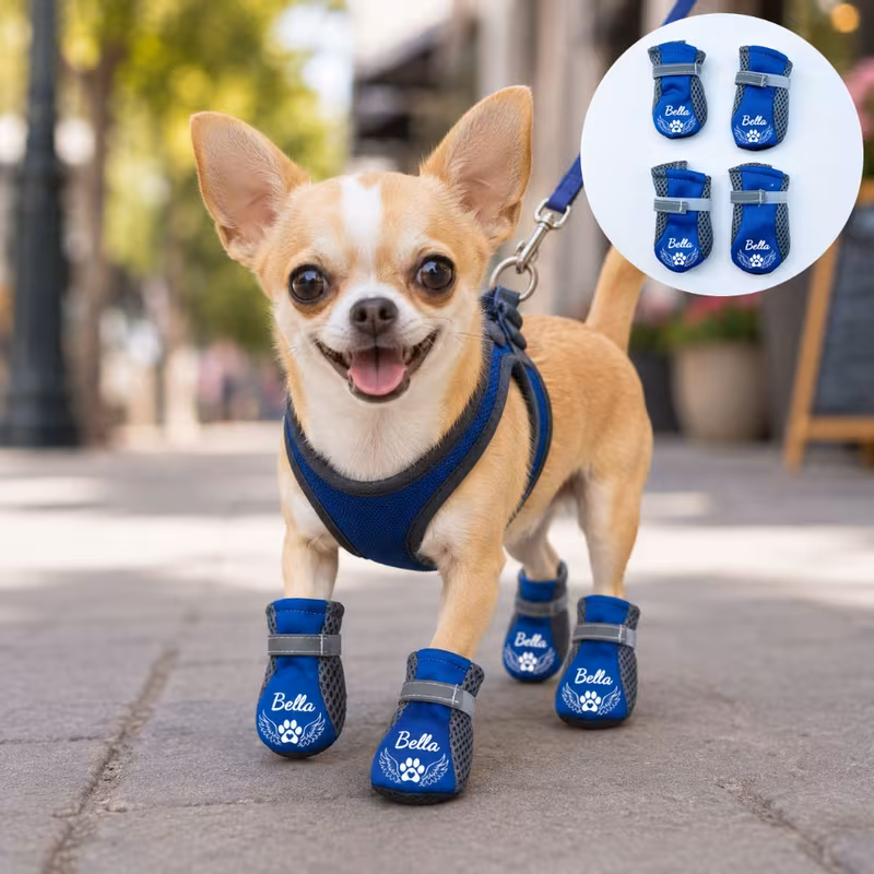 Personalized Name Pet Outdoor Shoes