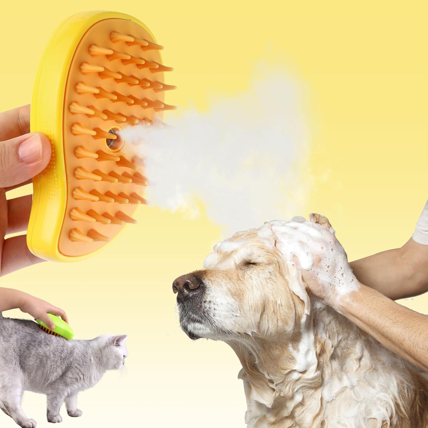 Cozyk Rechargeable Steam Pet Brush