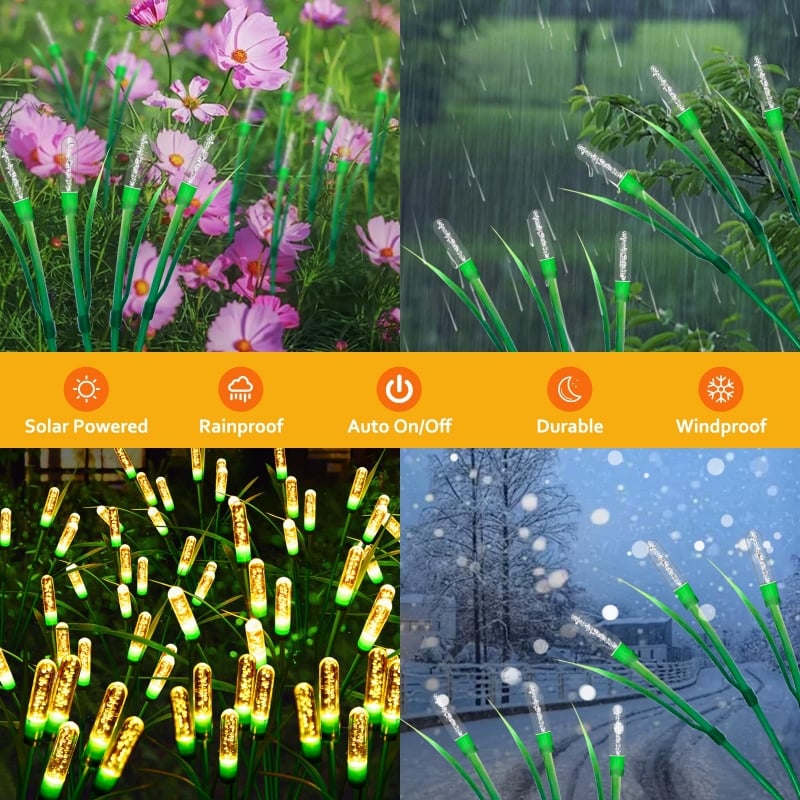 (HOT SALE NOW)-Swaying Solar Garden Lights