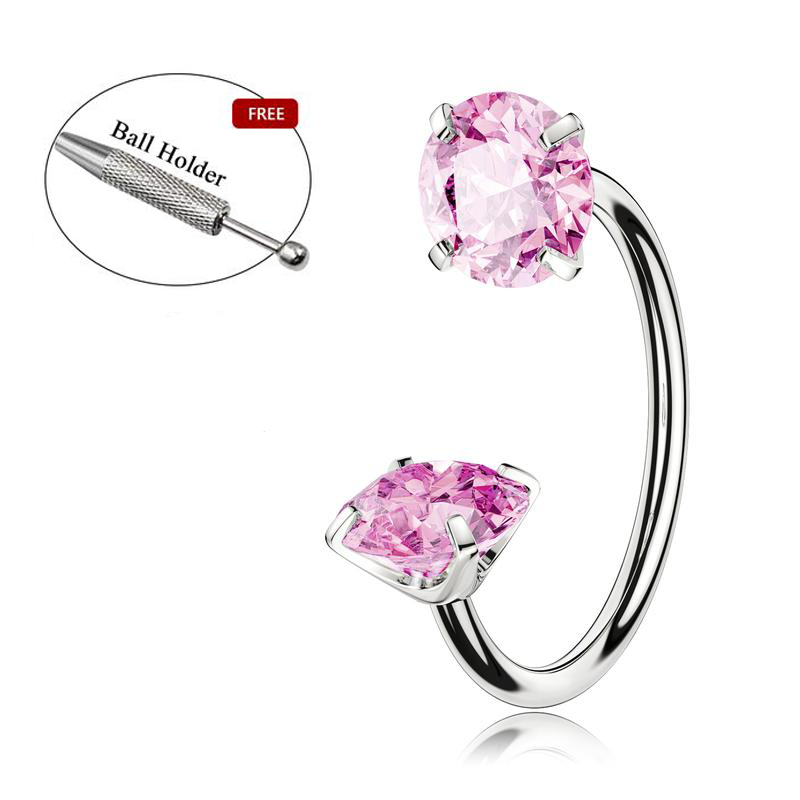 🎄Christmas Special: 48% Off🔥Horseshoe Nose Hoop with Free Ball Holder Tool