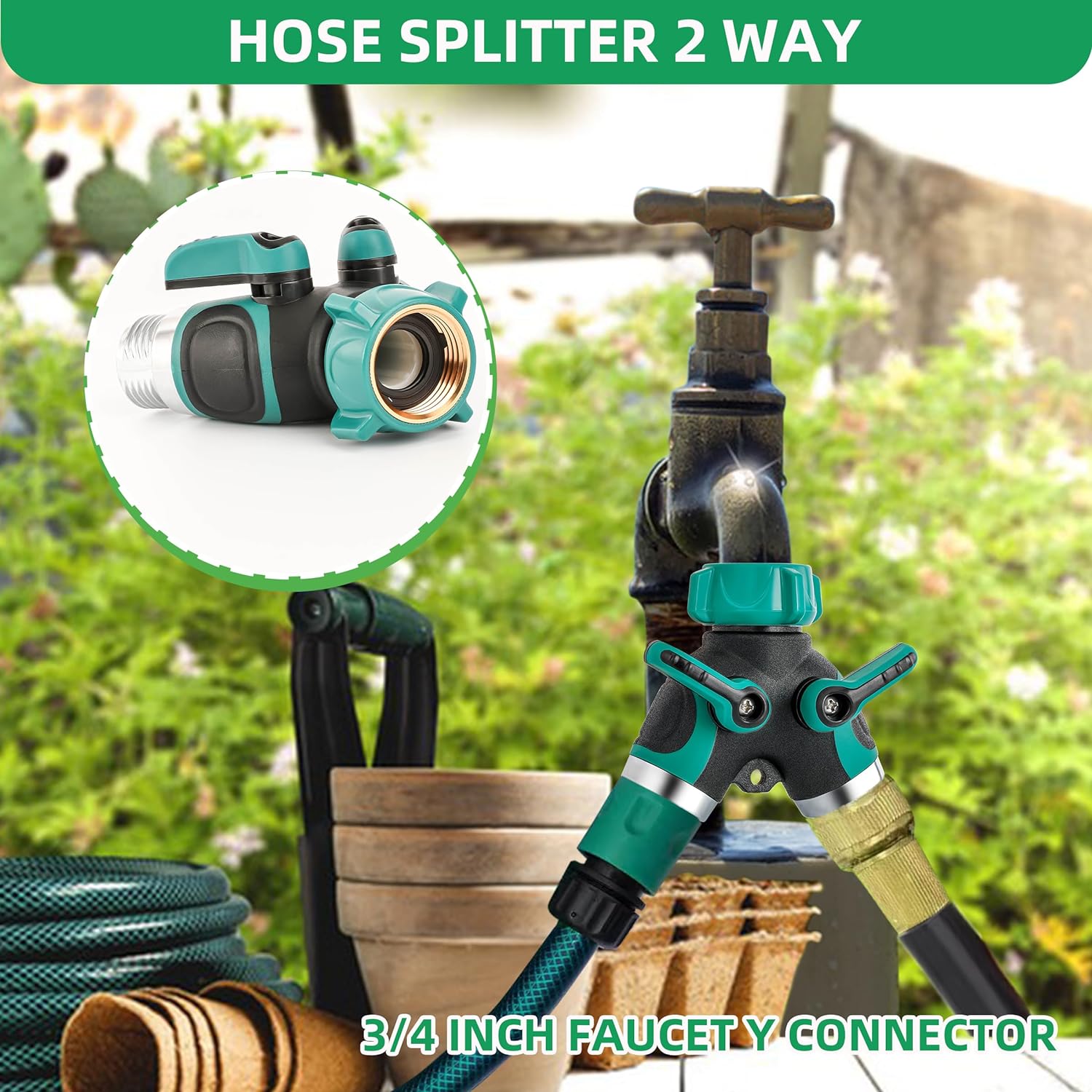 Hose Splitter 2 Way 