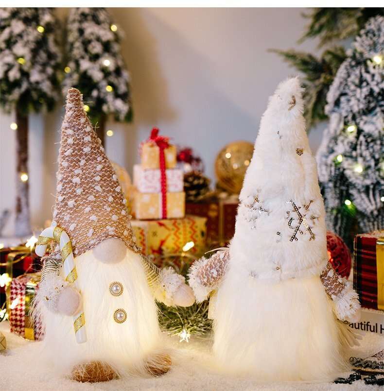 Rudolph Doll with lights--Tiered Tray Gnome