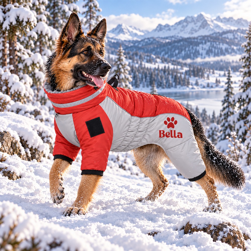 Personalized Pet Winter Warm Windproof Puffer Jacket