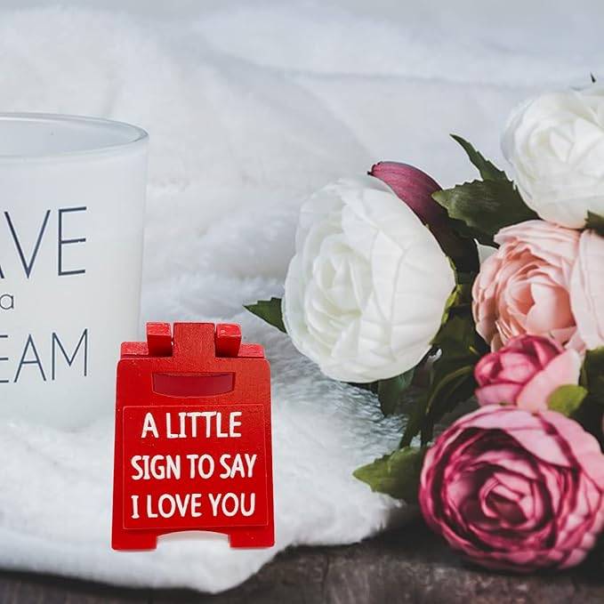 Valentine's Day Deals - Romantic Mini Sign. A Little Sign to Say I Love You
