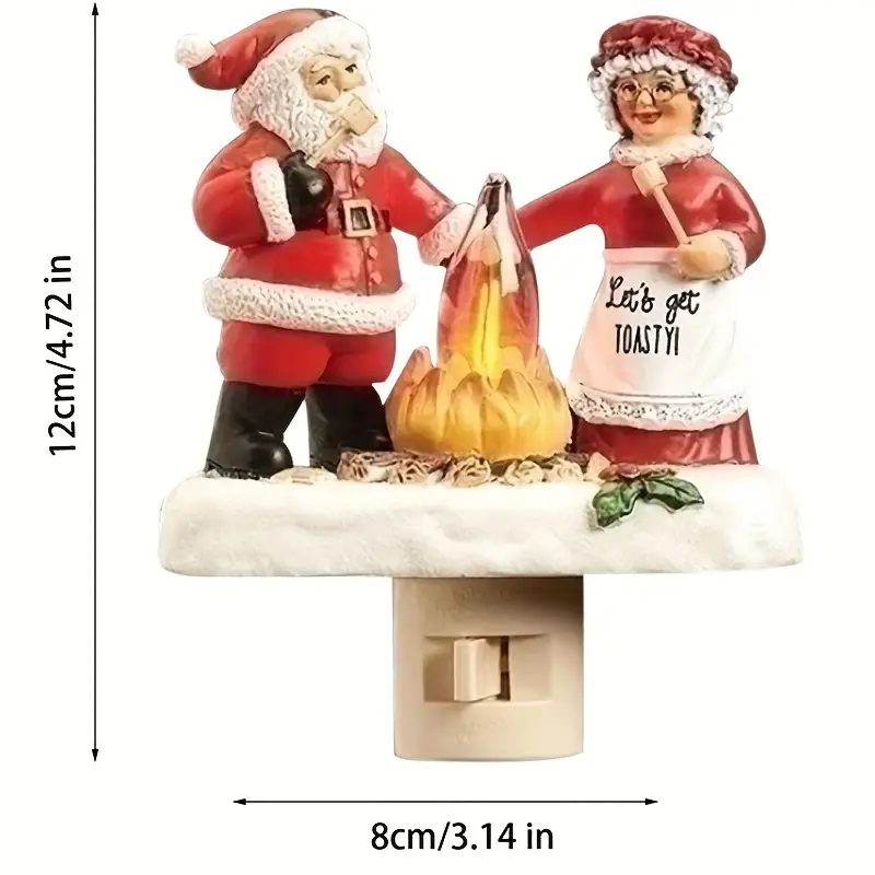 Christmas Santa Claus Campfire Nightlight