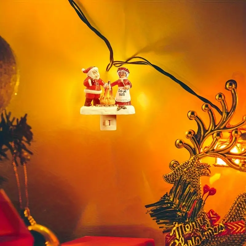 Christmas Santa Claus Campfire Nightlight