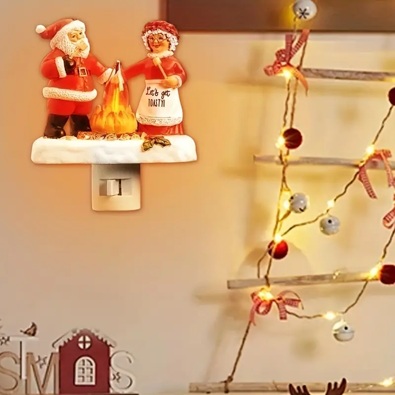 Christmas Santa Claus Campfire Nightlight