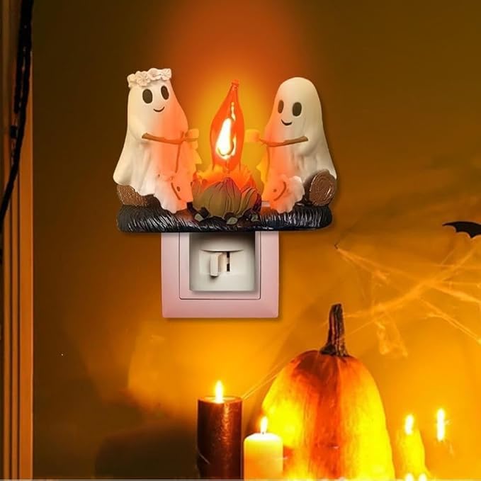 Christmas Santa Claus Campfire Nightlight