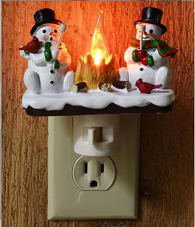 Christmas Santa Claus Campfire Nightlight