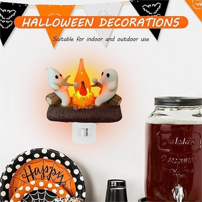 Christmas Santa Claus Campfire Nightlight