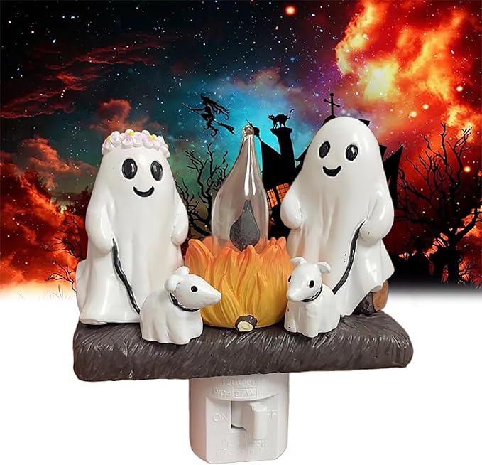 Christmas Santa Claus Campfire Nightlight