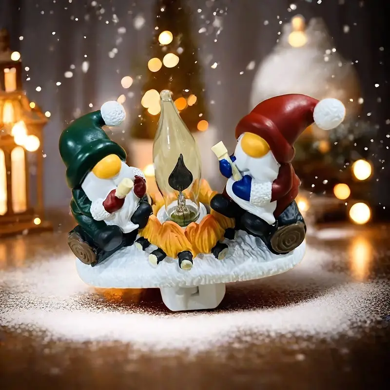 Christmas Santa Claus Campfire Nightlight
