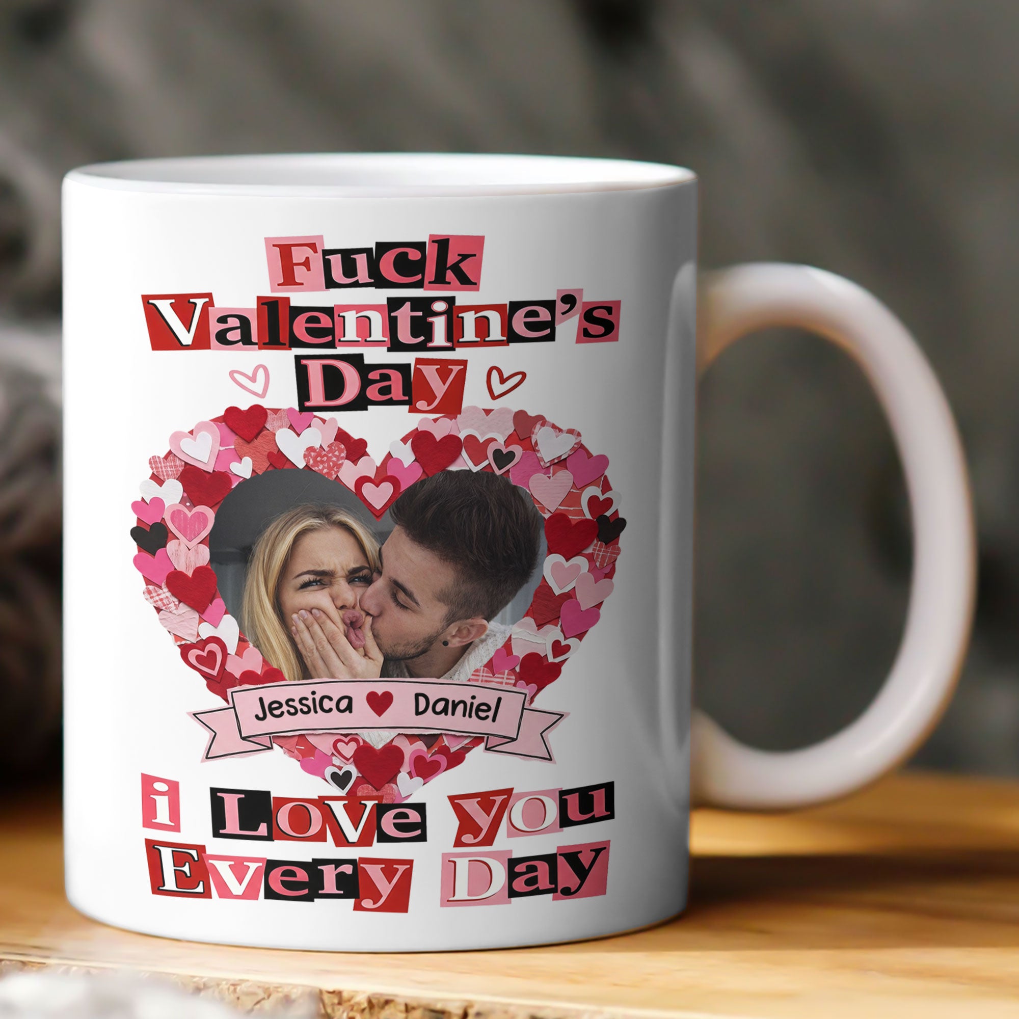 Fun Valentines Gifts For Her - Personalized Photo Mug