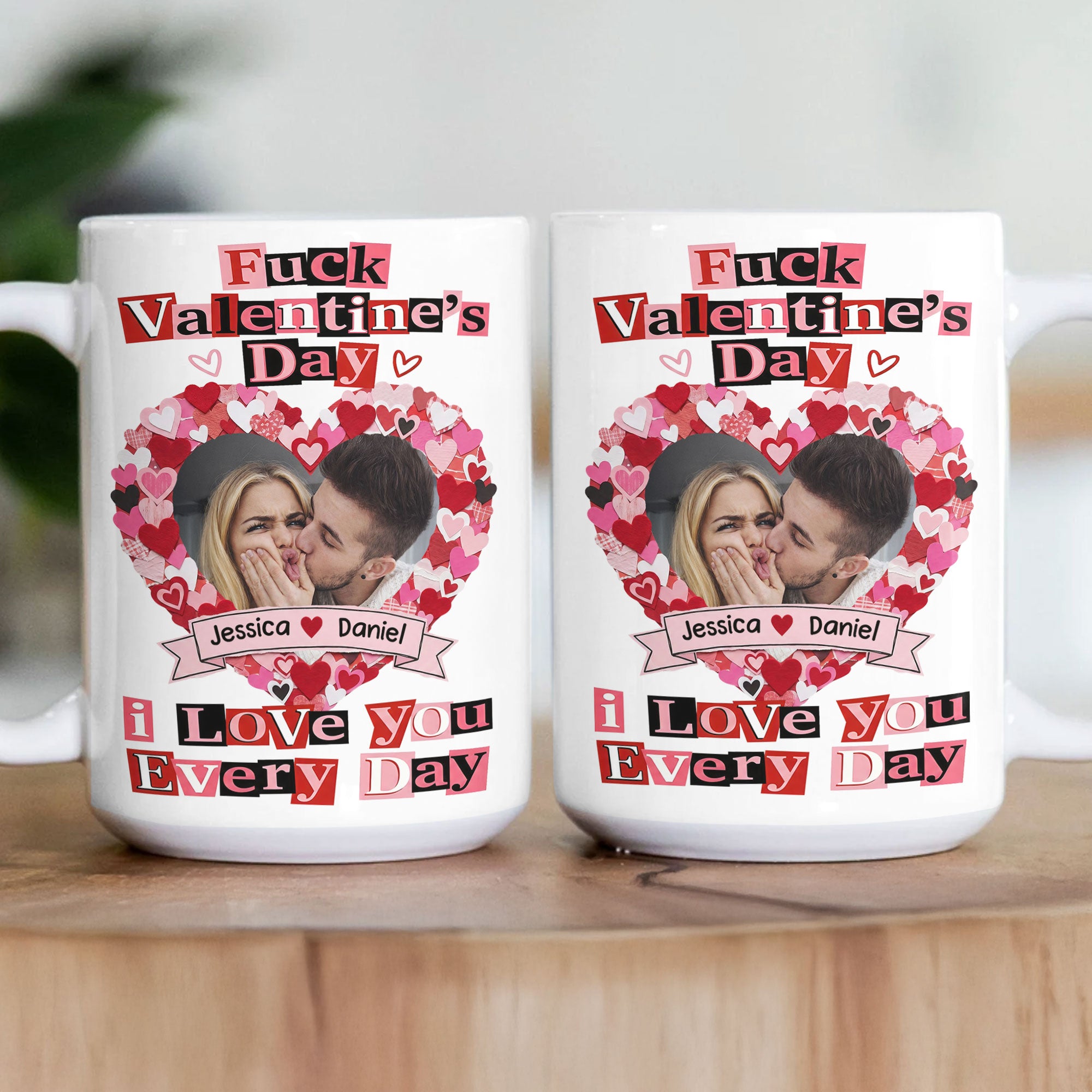 Fun Valentines Gifts For Her - Personalized Photo Mug