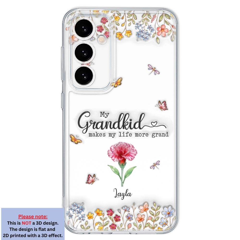 Make Life More Grand With Lovely Kids - Personalized Custom 3D Inflated Effect Phone Case