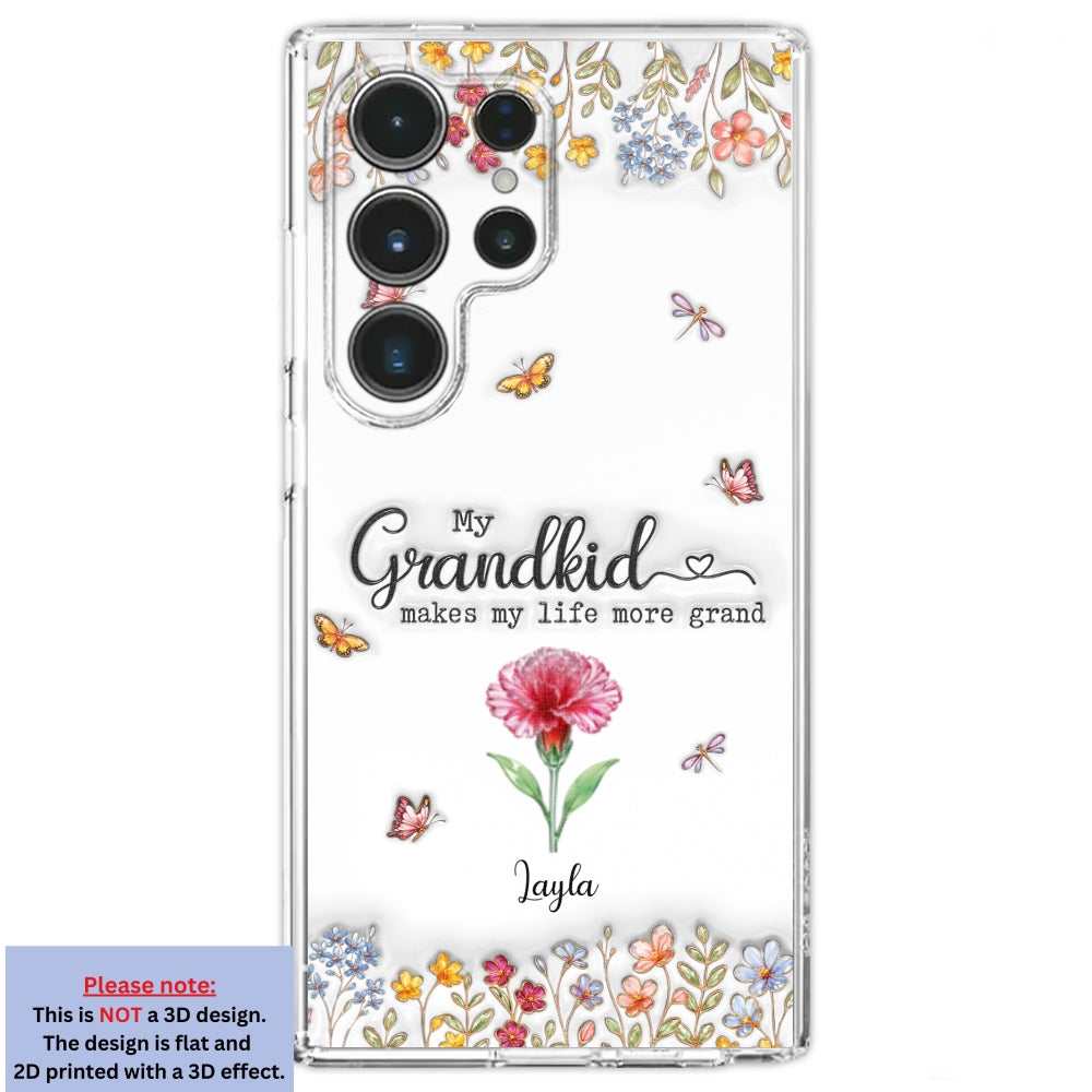 Make Life More Grand With Lovely Kids - Personalized Custom 3D Inflated Effect Phone Case