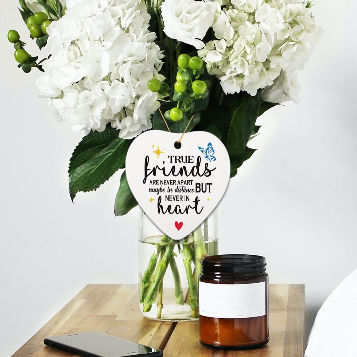 Fashion Commemorative Heart Hanging Ornament Gift