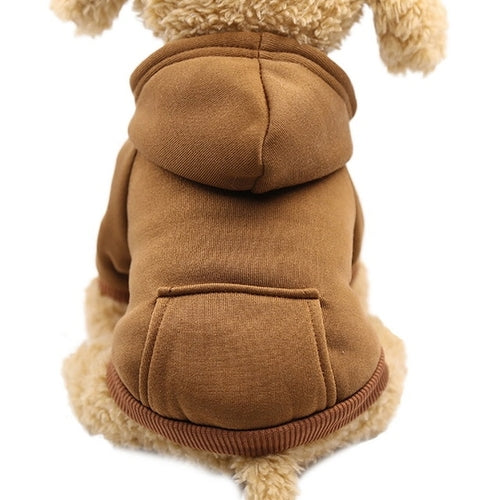 Dog Warm Hoodie Pocket Sweaters