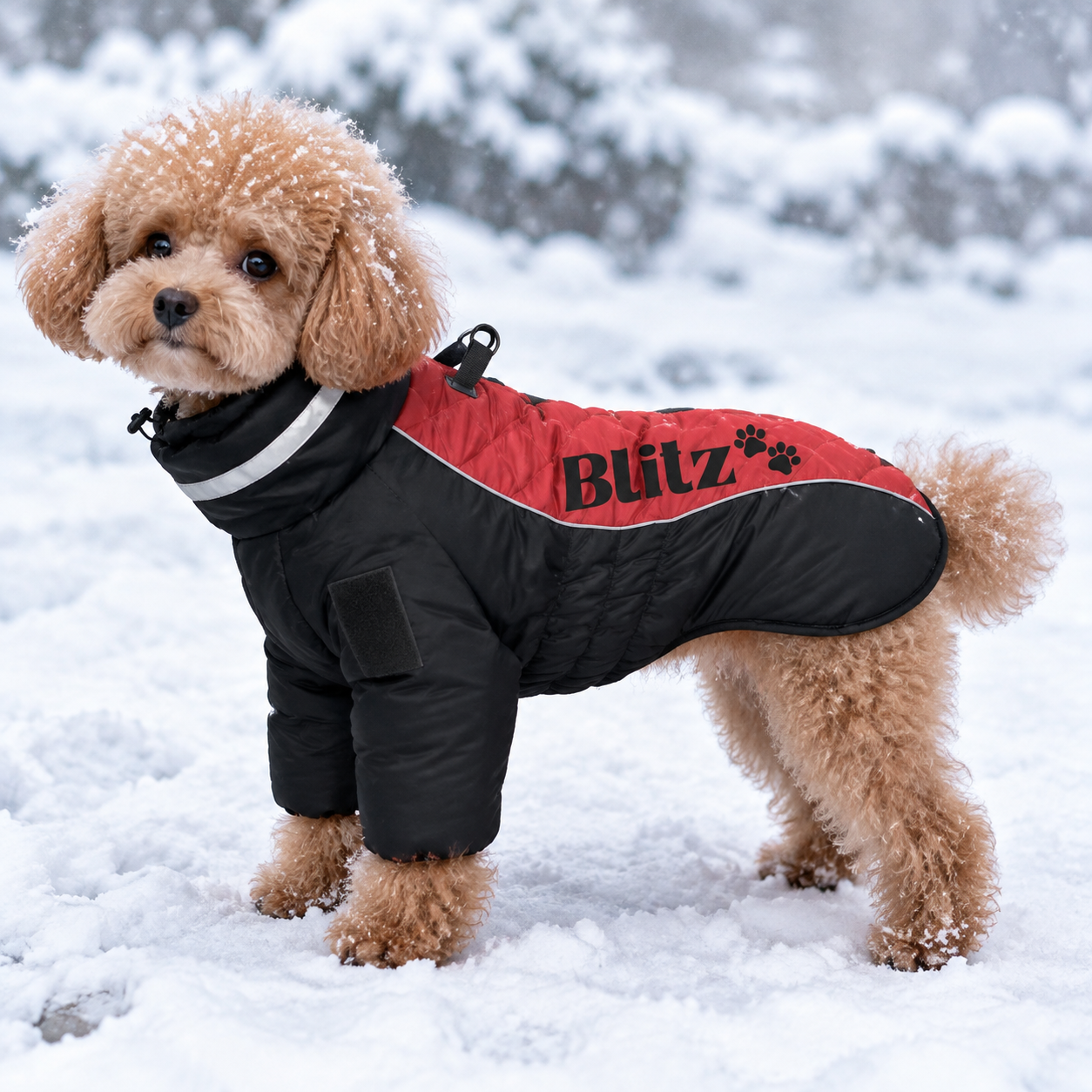 Big-Personalized Large Size Dog Winter Warm Windproof Padded Jacket