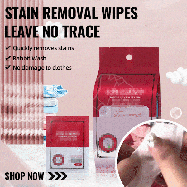 Stain Removal Wet Wipes