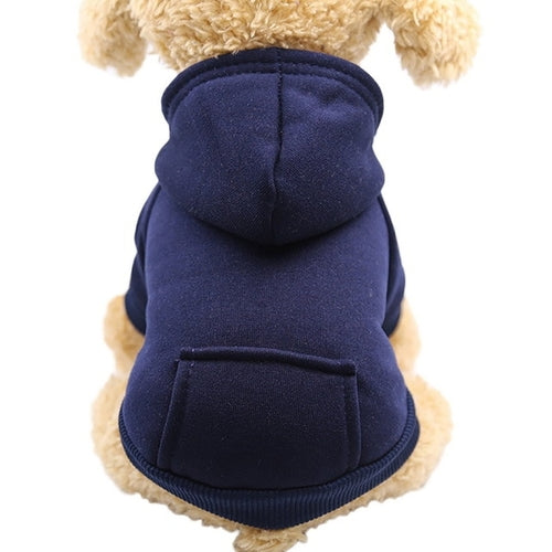 Dog Warm Hoodie Pocket Sweaters