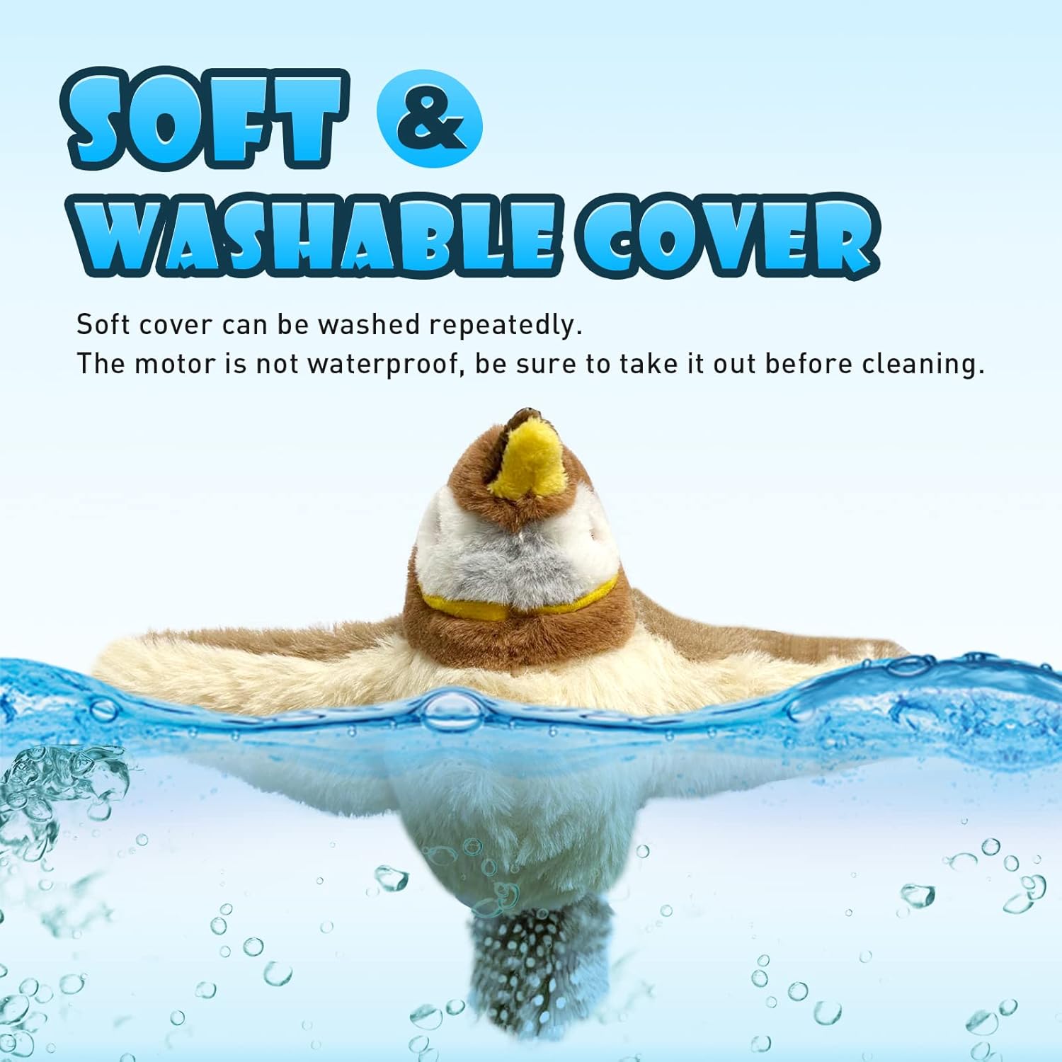 Flapping Wings Bird Catnip Toy