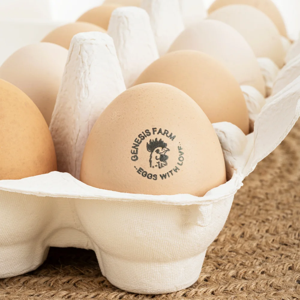 Personalized Chicken Silhouette Pattern Egg Stamp Farm Egg Label with Text and Box Birthday Mother's Day Father's Day Gift for Family Farmer Breeder